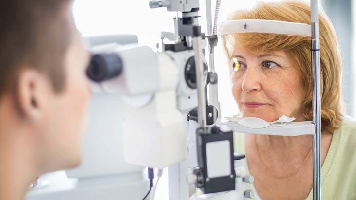 What is diabetic retinopathy senior woman eye exam.jpg